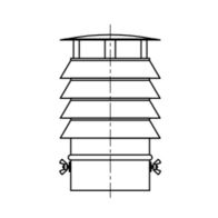 Daszek z 4 pierścieniami KZS Ø 130mm gr.0,8mm