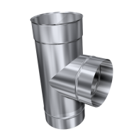 Trójnik 90° żaroodporny MKSZ Invest MK ŻARY Ø 120mm gr.0,8mm